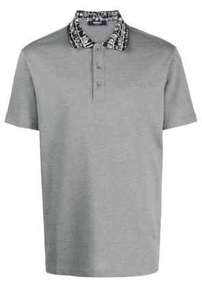 Versace Coccodrillo cotton polo shirt - Grey