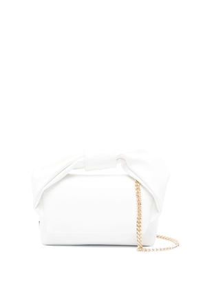 LIU JO mini logo-charm tote bag - White