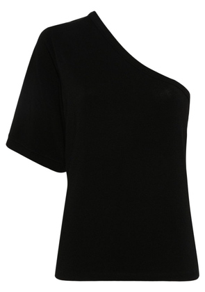 Thom Krom one-shoulder jersey T-shirt - Black