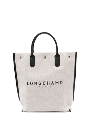 Longchamp medium Essential canvas tote bag - Neutrals
