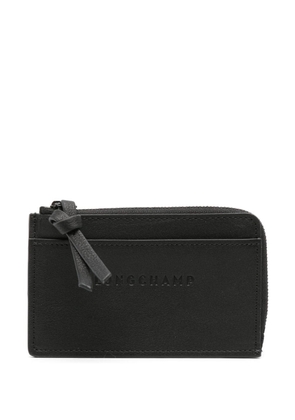 Longchamp Longchamp 3D leather cardholder - Black