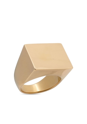 DRIES VAN NOTEN square signet ring - Gold