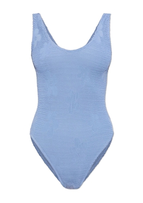 Bond-eye Mara jacquard swimsuit - Blue