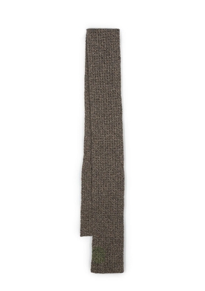 Maison Margiela Mended knitted scarf - Grey