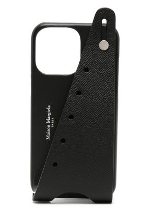 Maison Margiela snatched-handle iPhone 14 Pro Max case - Black