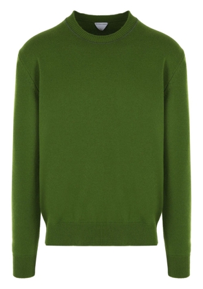 Bottega Veneta crew-neck knitted jumper - Green