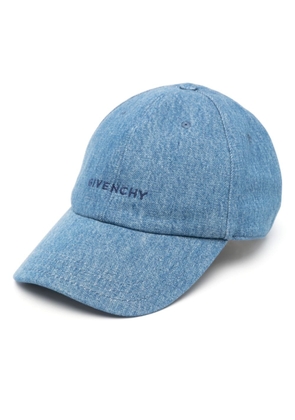 Givenchy 4G-motif denim baseball cap - Blue