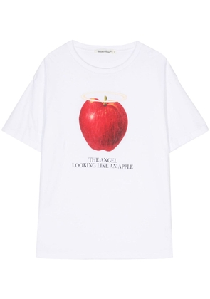 Undercover apple-print cotton T-shirt - White