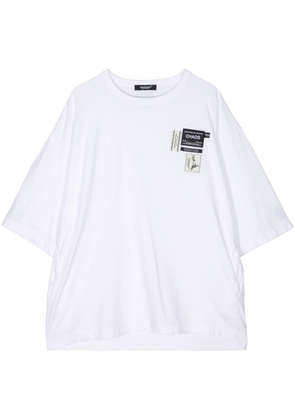 Undercover logo-tag cotton T-shirt - White