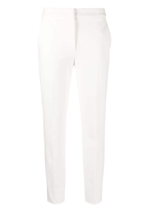 Max Mara mid-rise cropped trousers - White