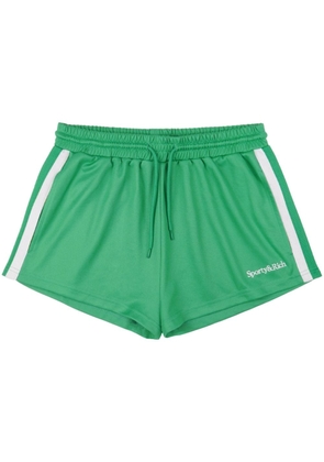 Sporty & Rich mid-rise track shorts - Green
