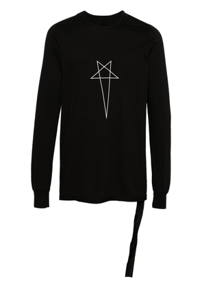 Rick Owens DRKSHDW Level star-print T-shirt - Black