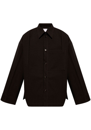Bottega Veneta wool shirt jacket - Black