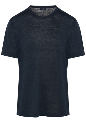 Barba piqué-weave T-shirt - Blue