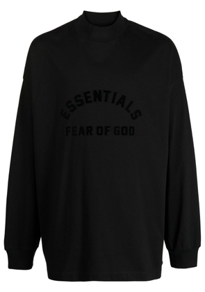 FEAR OF GOD ESSENTIALS logo-print drop-shoulder T-shirt - Black