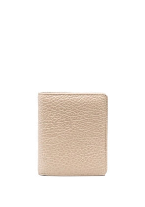 Maison Margiela four-stitch leather bi-fold wallet - Neutrals