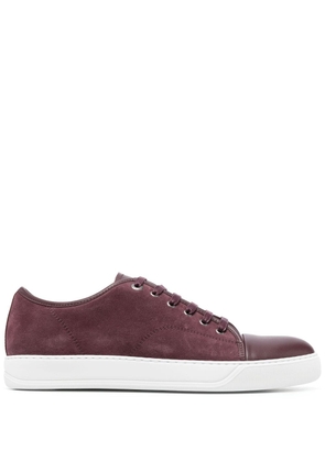 Lanvin DBB1 low-top leather sneakers - Red