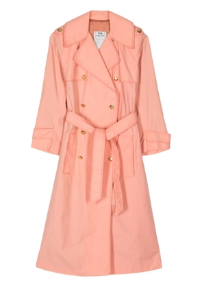 Céline Pre-Owned double-breasted belted trench coat - Pink