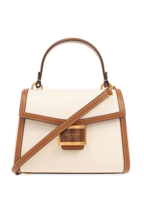 Kate Spade small Katy leather tote bag - Neutrals