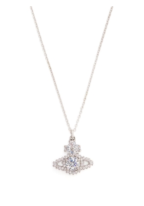Vivienne Westwood Orb-pendant crystal necklace - Silver