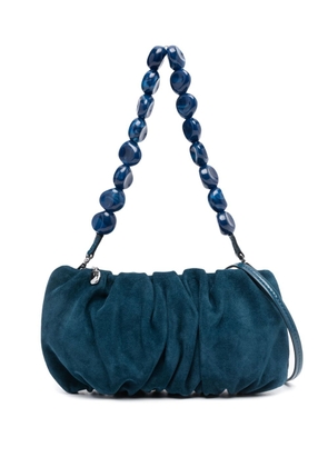 STAUD bead-handle suede bag - Blue