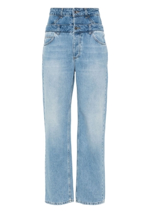 LIU JO high-rise straight-leg jeans - Blue