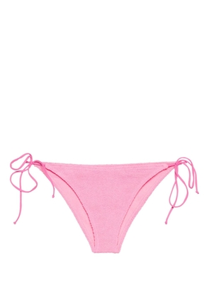 MC2 Saint Barth Marielle textured-finish bikini bottoms - Pink