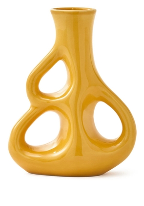 POLSPOTTEN Three Ears ceramic vase (50.5cm x 22cm) - Yellow