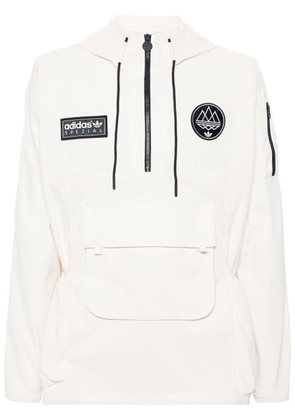 adidas Todmorden ripstop hooded jacket - White