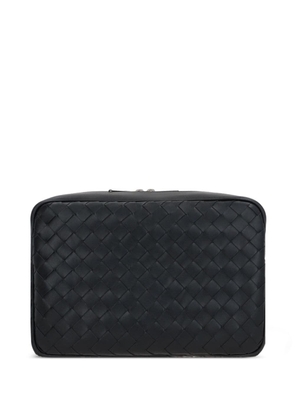 Bottega Veneta Intrecciato leather crossbody bag - Black