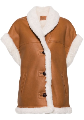 ISABEL MARANT Medilia shearling jacket - Brown