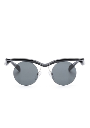 Prada Eyewear Runway semi-rimeless frame sunglasses - Black