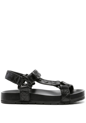 Bottega Veneta Intrecciato leather sandals - Black