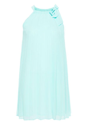 LIU JO pleated A-line minidress - Blue