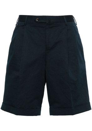 PT Torino pleat-detail bermuda shorts - Blue