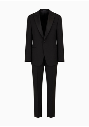 OFFICIAL STORE Single-breasted Soft Line Tuxedo In Virgin Wool
