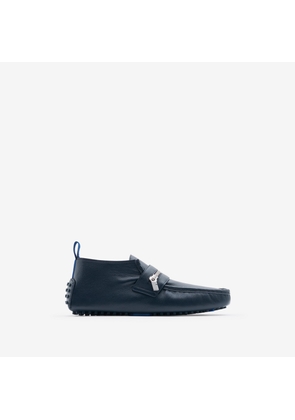 Burberry Leather Motor High Loafers