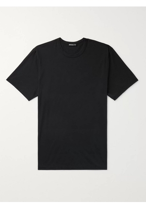 James Perse - Lotus Slim-Fit Cotton-Jersey T-Shirt - Men - Black - 2