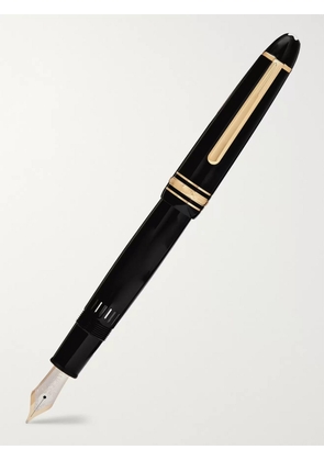 Montblanc - Meisterstück LeGrand Resin and Gold-Plated Fountain Pen - Men - Black