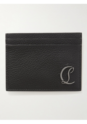 Christian Louboutin - Full-Grain Leather Cardholder - Men - Black
