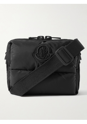 Moncler - Legere Logo-Appliquéd Quilted Shell Messenger Bag - Men - Black