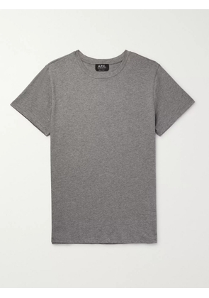 A.P.C. - Jimmy Cotton-Jersey T-Shirt - Men - Gray - XS