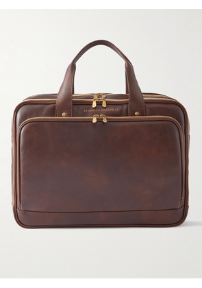 Brunello Cucinelli - Leather Briefcase - Men - Brown