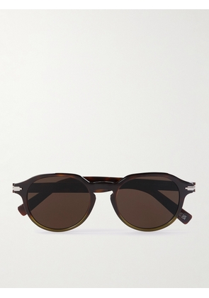 Dior Eyewear - DiorBlackSuit R2I Round-Frame Tortoiseshell Acetate Sunglasses - Men - Brown