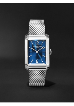 Baume & Mercier - Hampton 27.5mm Stainless Steel Watch, Ref. No. M0A10671 - Men - Blue
