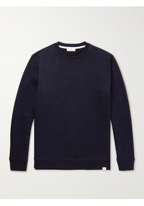 Norse Projects - Vagn Organic Cotton-Jersey Sweatshirt - Men - Blue - XS