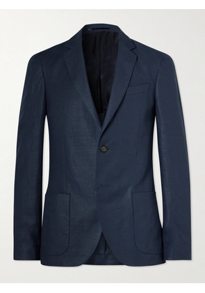 Mr P. - Slim-Fit Unstructured Linen Suit Jacket - Men - Blue - 36