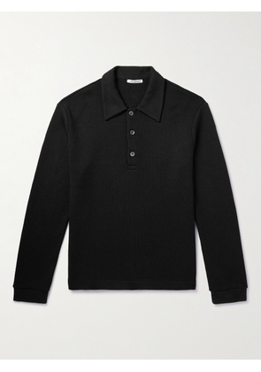 Our Legacy - Ile Piqué Polo Shirt - Men - Black - IT 44
