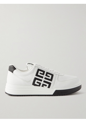 Givenchy - G4 Logo-Embossed Leather Sneakers - Men - White - EU 40