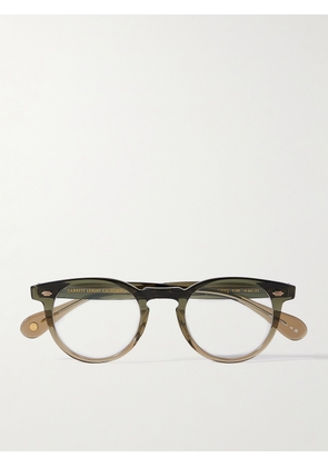 Garrett Leight California Optical - Hercules Round-Frame Dégradé Acetate Optical Glasses - Men - Green